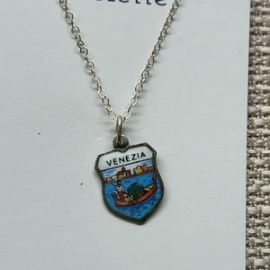 Handmade by Violette Grace Euro Travel Charm Necklace Venezia #749